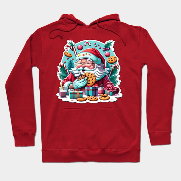 Santa Milk & Cookies Hoodie by Etopix